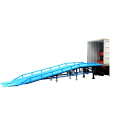 high quality mobile adjust hydraul pump yard ramp with truck